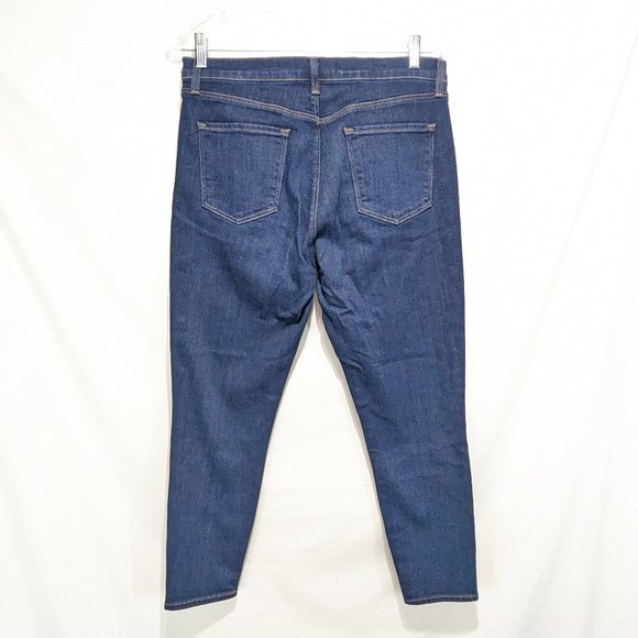 J Brand Alana Stretch Mid Rise Skinny Ankle Jeans Size 31 (US 12) - Picture 2 of 2